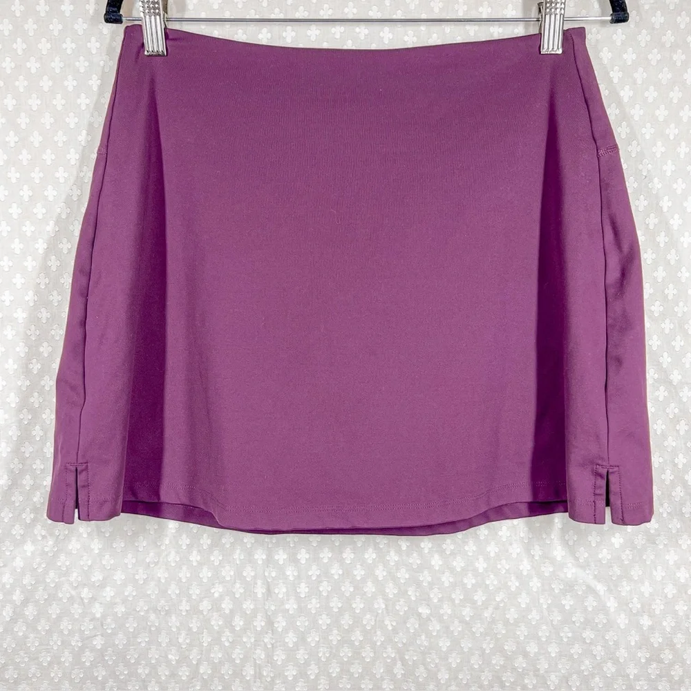 Girlfriend Collective Dark‎ Purple Tennis Skort